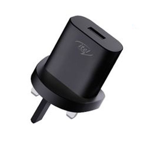 itel 5W Charger With Free Cable - Black